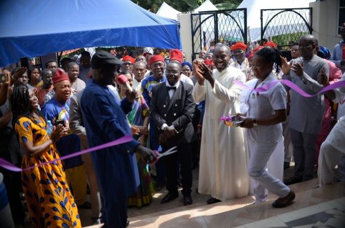 INAUGURATION 2ND HOSPITAL IN OBOWO IMO STATE